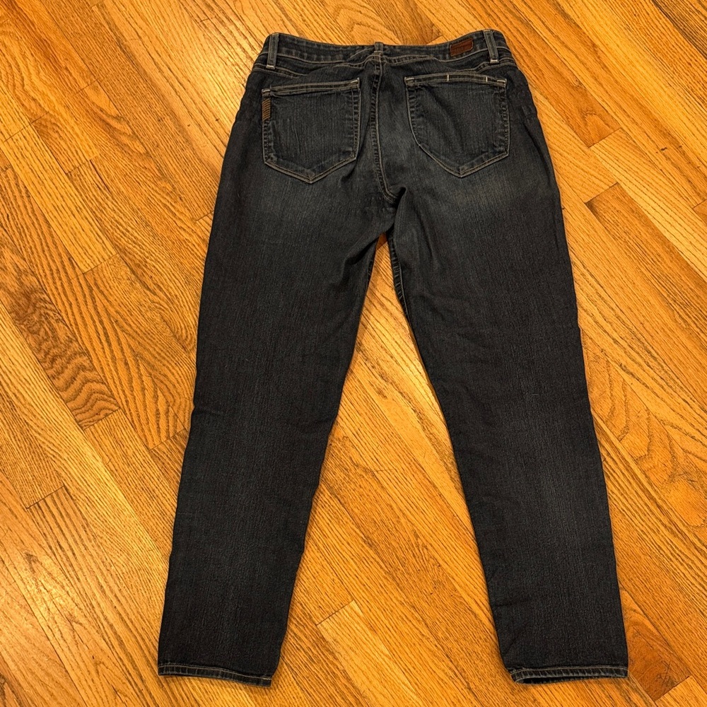 PAIGE Women's Dark Wash Skinny Jeans - Picture 11 of 11